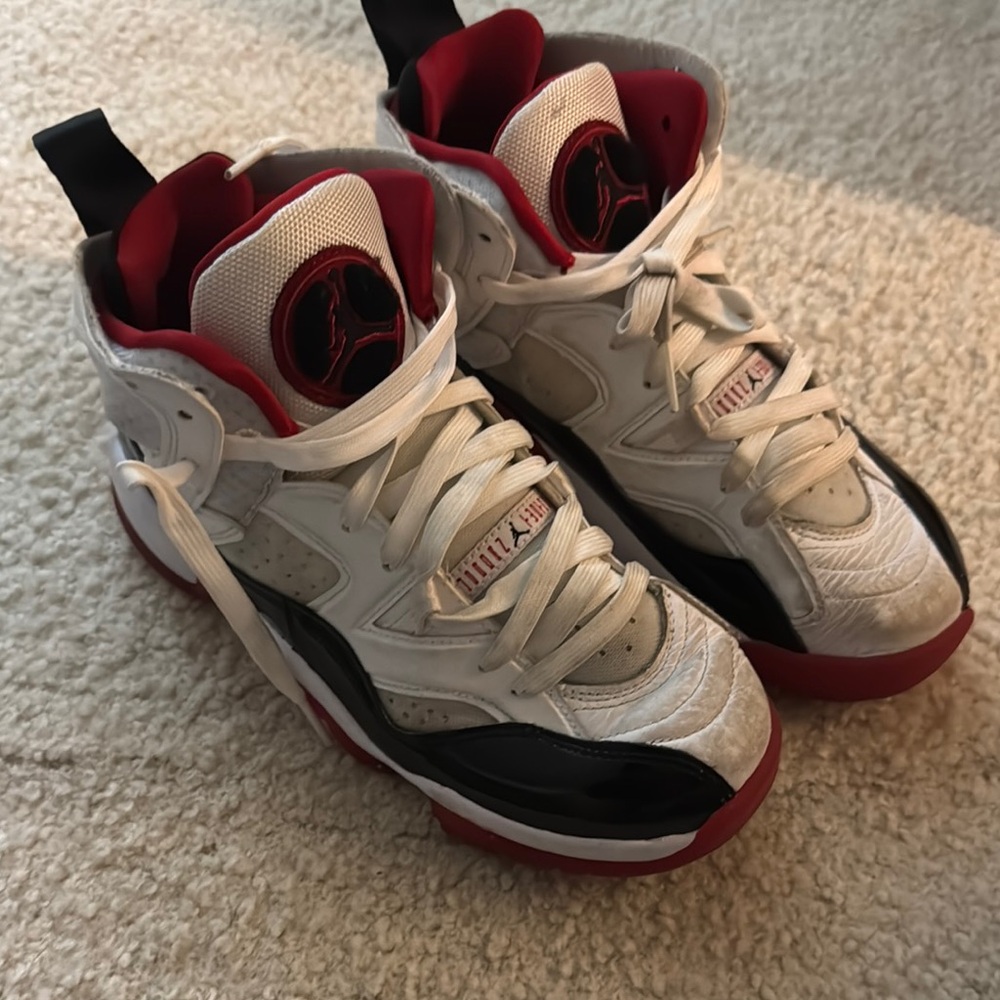 Nike Air Retro Sneakers - Red and White